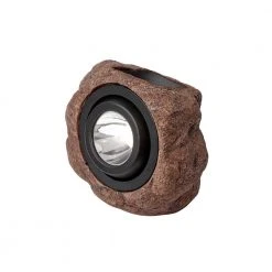 1-Light Solar Outdoor Integrated LED 3000K 30-Lumens Rock Spot Light by Hampton Bay -Hampton Bay Sales bronze hampton bay rock lights nxt 3547 c3 1000