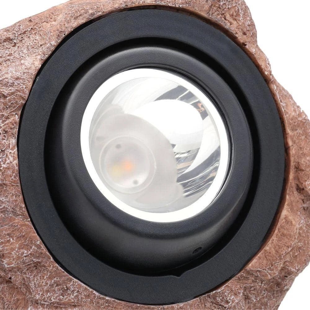1-Light Solar Outdoor Integrated LED Rock Spot Light by Hampton Bay 5 1-Light Solar Outdoor Integrated LED Rock Spot Light by Hampton Bay - Image 5