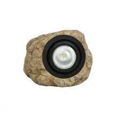 1-Light Solar Outdoor Integrated LED Rock Spot Light by Hampton Bay