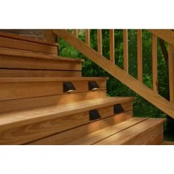 Solar Bronze Integrated LED Downcast Deck Light (4-Pack) by Hampton Bay 7 Solar Bronze Integrated LED Downcast Deck Light (4-Pack) by Hampton Bay -Hampton Bay Sales bronze hampton bay stair lights 43039 40 1000