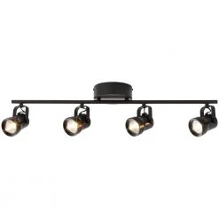 Mountainbrook 2 ft. 4-Light Bronze Integrated LED Fixed Track Lighting Kit with Metal Shade by Hampton Bay 9 Mountainbrook 2 ft. 4-Light Bronze Integrated LED Fixed Track Lighting Kit with Metal Shade by Hampton Bay -Hampton Bay Sales bronze hampton bay track lighting kits 17203s4 bz 1d 1000