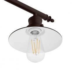 Glenhurst 4-Light Bronze Industrial Farmhouse Bathroom Vanity Light Fixture with Metal Shades by Hampton Bay 15 Glenhurst 4-Light Bronze Industrial Farmhouse Bathroom Vanity Light Fixture with Metal Shades by Hampton Bay -Hampton Bay Sales bronze hampton bay vanity lighting 20514 br 1d 1000