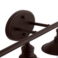 Glenhurst 4-Light Bronze Industrial Farmhouse Bathroom Vanity Light Fixture with Metal Shades by Hampton Bay 16 Glenhurst 4-Light Bronze Industrial Farmhouse Bathroom Vanity Light Fixture with Metal Shades by Hampton Bay -Hampton Bay Sales bronze hampton bay vanity lighting 20514 br 66 1000