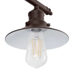 Glenhurst 2-Light Bronze Industrial Farmhouse Bathroom Vanity Light Fixture with Metal Shades by Hampton Bay -Hampton Bay Sales bronze hampton bay vanity lighting hd 8002 bz 1d 1000