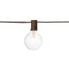 12-Light 12 ft. Large Cafe Clear String Lights by Hampton Bay