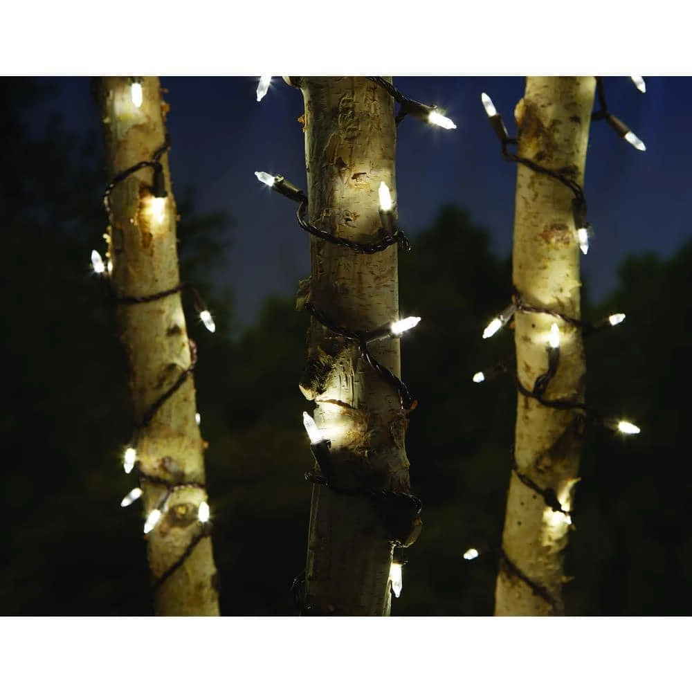 100-Light LED Smooth Mini Cool White Garden String Light by Hampton Bay 3 100-Light LED Smooth Mini Cool White Garden String Light by Hampton Bay - Image 3