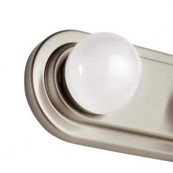 Midford 3-Light Brush Nickel LED Bathroom Vanity Light Bar by Hampton Bay -Hampton Bay Sales brush nickel hampton bay vanity lighting 59003 sn 1d 1000