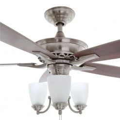Hampton Bay Sales -Hampton Bay Sales brushed nickel hampton bay ceiling fans with lights 14952 40 1000