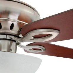 Asbury 60 in. LED Indoor Brushed Nickel Ceiling Fan with Light Kit and Remote Control by Hampton Bay -Hampton Bay Sales brushed nickel hampton bay ceiling fans with lights 26612 77 1000
