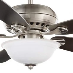 Southwind II 52 in. Indoor LED Brushed Nickel Ceiling Fan with Light Kit, Reversible Blades and Remote Control by Hampton Bay 13 Southwind II 52 in. Indoor LED Brushed Nickel Ceiling Fan with Light Kit, Reversible Blades and Remote Control by Hampton Bay -Hampton Bay Sales brushed nickel hampton bay ceiling fans with lights 50279 44 1000