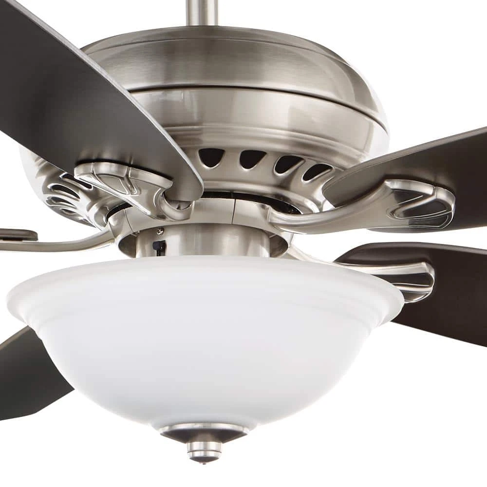 Southwind II 52 in. Indoor LED Brushed Nickel Ceiling Fan with Light Kit, Reversible Blades and Remote Control by Hampton Bay 6 Southwind II 52 in. Indoor LED Brushed Nickel Ceiling Fan with Light Kit, Reversible Blades and Remote Control by Hampton Bay - Image 6