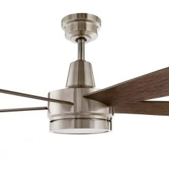 Fanelee 54 in. White Color Changing Integrated LED Brushed Nickel Smart Hubspace Ceiling Fan with Light Kit and Remote by Hampton Bay -Hampton Bay Sales brushed nickel hampton bay ceiling fans with lights 52133 a0 1000