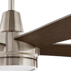 Fanelee 54 in. White Color Changing Integrated LED Brushed Nickel Smart Hubspace Ceiling Fan with Light Kit and Remote by Hampton Bay -Hampton Bay Sales brushed nickel hampton bay ceiling fans with lights 52133 c3 1000