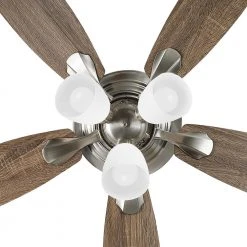 Sidlow 52 in. Indoor LED Brushed Nickel Hugger Dry Rated Ceiling Fan with 5 QuickInstall Reversible Blades and Light Kit by Hampton Bay 26 Sidlow 52 in. Indoor LED Brushed Nickel Hugger Dry Rated Ceiling Fan with 5 QuickInstall Reversible Blades and Light Kit by Hampton Bay -Hampton Bay Sales brushed nickel hampton bay ceiling fans with lights 52151 76 1000
