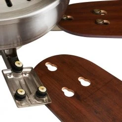 Devron 52 in. LED Indoor Brushed Nickel Ceiling Fan with Light Kit by Hampton Bay -Hampton Bay Sales brushed nickel hampton bay ceiling fans with lights 57233 1d 1000