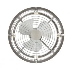 Bardeau Indoor/Outdoor 21-1/2 in. Brushed Nickel Dual Mount Farmhouse Ceiling Fan with Light Kit and Remote Control by Hampton Bay -Hampton Bay Sales brushed nickel hampton bay ceiling fans with lights 7982hdcbn 1d 1000