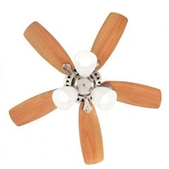 Luxenberg 36 in. LED Brushed Nickel Ceiling Fan by Hampton Bay -Hampton Bay Sales brushed nickel hampton bay ceiling fans with lights 91136 4f 1000