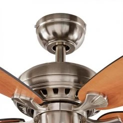 Luxenberg 36 in. LED Brushed Nickel Ceiling Fan by Hampton Bay -Hampton Bay Sales brushed nickel hampton bay ceiling fans with lights 91136 fa 1000