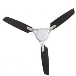 Stylique II 56 in. Indoor Brushed Nickel Ceiling Fan with Light Kit and Remote Control by Hampton Bay -Hampton Bay Sales brushed nickel hampton bay ceiling fans with lights al979 bn 77 1000