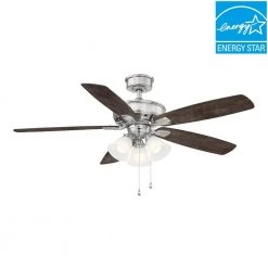 Wellton 54 in LED Brushed Nickel DC Motor Ceiling Fan with Light by Hampton Bay 15 Wellton 54 in LED Brushed Nickel DC Motor Ceiling Fan with Light by Hampton Bay -Hampton Bay Sales brushed nickel hampton bay ceiling fans with lights am588 bn c3 1000