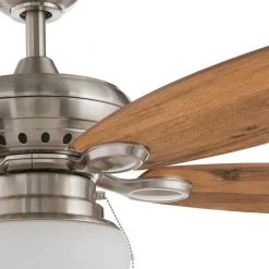 Embry Hills 42 in. Indoor Brushed Nickel Ceiling Fan with Light Kit by Hampton Bay -Hampton Bay Sales brushed nickel hampton bay ceiling fans with lights sw19129 abn 40 1000