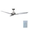 Florentine IV 56 in. Indoor Brushed Nickel Ceiling Fan with Wall Control by Hampton Bay