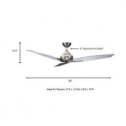 Florentine IV 56 in. Indoor Brushed Nickel Ceiling Fan with Wall Control by Hampton Bay 9 Florentine IV 56 in. Indoor Brushed Nickel Ceiling Fan with Wall Control by Hampton Bay -Hampton Bay Sales brushed nickel hampton bay ceiling fans without lights ac299 bn a0 1000
