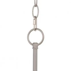 Boswell Quarter 34in. 5-Light Brushed Nickel Farmhouse Linear Island Chandelier with Weathered Wood Accents by Hampton Bay -Hampton Bay Sales brushed nickel hampton bay chandeliers 7965hdcdi c3 1000