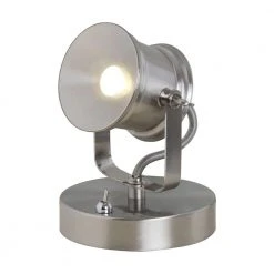 5.1 in. Brushed Nickel Integrated LED Spotlight Desk Lamp by Hampton Bay