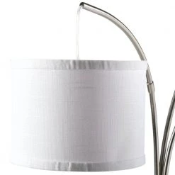 78 in. Height 3-Arc Floor Lamp - Brushed Nickel Finish by Hampton Bay -Hampton Bay Sales brushed nickel hampton bay floor lamps af40818sa 1d 1000