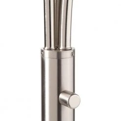 78 in. Height 3-Arc Floor Lamp - Brushed Nickel Finish by Hampton Bay -Hampton Bay Sales brushed nickel hampton bay floor lamps af40818sa 40 1000