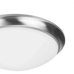 Withers 13 in. 140-Watt Brushed Nickel Selectable CCT Integrated LED Dimmable Round Globe Flush Mount Ceiling Light by Hampton Bay -Hampton Bay Sales brushed nickel hampton bay flush mount lights cg2aa021er1d25 40 1000