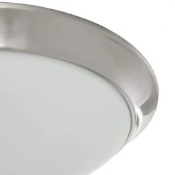 Stetson 11 in. 1-Light Brushed Nickel Selectable CCT LED Ceiling Light Flush Mount by Hampton Bay -Hampton Bay Sales brushed nickel hampton bay flush mount lights hb1022c 5cct 35 a0 1000