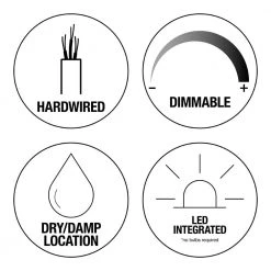 Flaxmere 12 in. Brushed Nickel Dimmable LED Flush Mount Ceiling Light with Frosted White Glass Shade by Hampton Bay 11 Flaxmere 12 in. Brushed Nickel Dimmable LED Flush Mount Ceiling Light with Frosted White Glass Shade by Hampton Bay -Hampton Bay Sales brushed nickel hampton bay flush mount lights hb1023c 35 40 1000