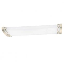 Regency 3-Light Brushed Nickel Fluorescent Flush Mount by Hampton Bay
