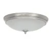 Clifton 13 in. Brushed Nickel Selectable LED Flush Mount by Hampton Bay