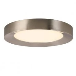 13 in. Brushed Nickel Selectable LED Flush Mount (2-Pack) by Hampton Bay -Hampton Bay Sales brushed nickel hampton bay flush mount lights jxm3011l bn fa 1000
