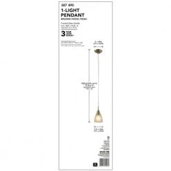 Riverbrook 1-Light Brushed Nickel Mini Pendant with Frosted White Glass Shade (3-Pack) by Hampton Bay 21 Riverbrook 1-Light Brushed Nickel Mini Pendant with Frosted White Glass Shade (3-Pack) by Hampton Bay -Hampton Bay Sales brushed nickel hampton bay pendant lights hbv8991 bn 44 1000