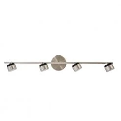 Burgate 2 ft. 4-Light Brushed Nickel Integrated LED Fixed Track Lighting Kit by Hampton Bay 14 Burgate 2 ft. 4-Light Brushed Nickel Integrated LED Fixed Track Lighting Kit by Hampton Bay -Hampton Bay Sales brushed nickel hampton bay track lighting kits 205076a 66 1000