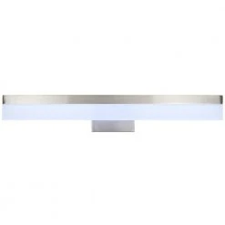 Eldridge 24 in. 1-Light Brushed Nickel LED Bathroom Vanity Light Bar by Hampton Bay 19 Eldridge 24 in. 1-Light Brushed Nickel LED Bathroom Vanity Light Bar by Hampton Bay -Hampton Bay Sales brushed nickel hampton bay vanity lighting 21191 4f 1000