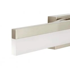Eldridge 24 in. 1-Light Brushed Nickel LED Bathroom Vanity Light Bar by Hampton Bay 17 Eldridge 24 in. 1-Light Brushed Nickel LED Bathroom Vanity Light Bar by Hampton Bay -Hampton Bay Sales brushed nickel hampton bay vanity lighting 21191 66 1000