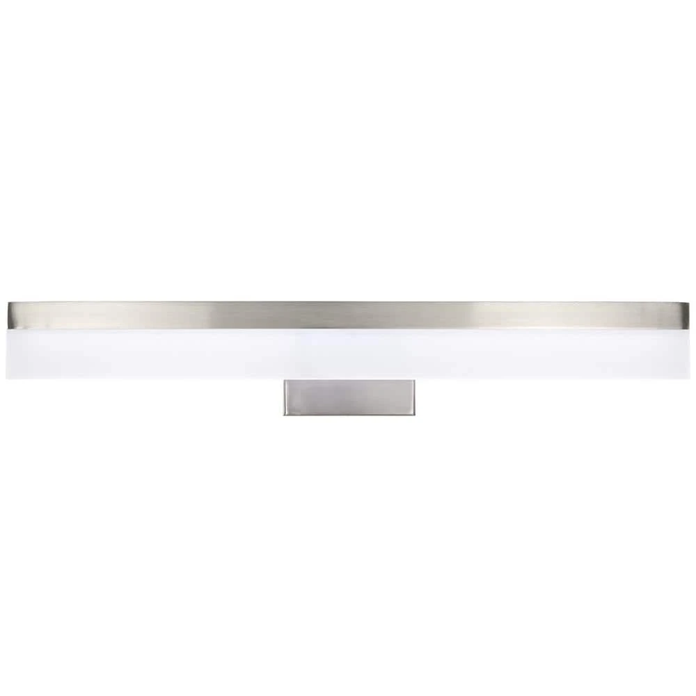 Eldridge 24 in. 1-Light Brushed Nickel LED Bathroom Vanity Light Bar by Hampton Bay 12 Eldridge 24 in. 1-Light Brushed Nickel LED Bathroom Vanity Light Bar by Hampton Bay - Image 12