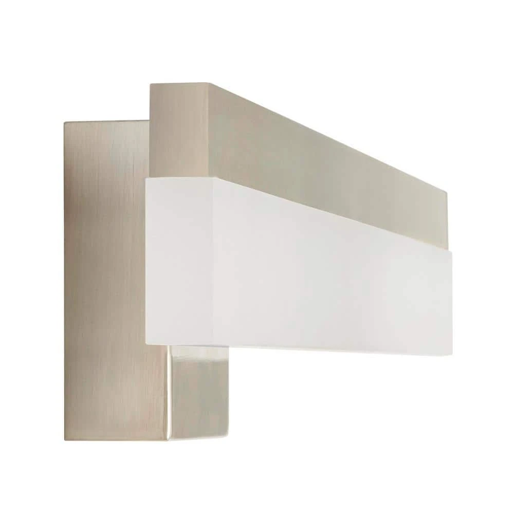 Eldridge 24 in. 1-Light Brushed Nickel LED Bathroom Vanity Light Bar by Hampton Bay 4 Eldridge 24 in. 1-Light Brushed Nickel LED Bathroom Vanity Light Bar by Hampton Bay - Image 4