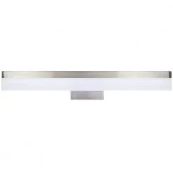 Eldridge 24 in. 1-Light Brushed Nickel LED Bathroom Vanity Light Bar by Hampton Bay 18 Eldridge 24 in. 1-Light Brushed Nickel LED Bathroom Vanity Light Bar by Hampton Bay -Hampton Bay Sales brushed nickel hampton bay vanity lighting 21191 c3 1000
