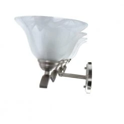 Andenne 4-Light Brushed Nickel Bathroom Vanity Light with Bell Shaped Marbleized Glass Shades by Hampton Bay 20 Andenne 4-Light Brushed Nickel Bathroom Vanity Light with Bell Shaped Marbleized Glass Shades by Hampton Bay -Hampton Bay Sales brushed nickel hampton bay vanity lighting 2828 bn 66 1000