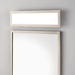 Straston 24 in. 1-Light Brush Nickel LED Adjustable Bathroom Vanity Light by Hampton Bay 19 Straston 24 in. 1-Light Brush Nickel LED Adjustable Bathroom Vanity Light by Hampton Bay -Hampton Bay Sales brushed nickel hampton bay vanity lighting 59061 sn 4f 1000