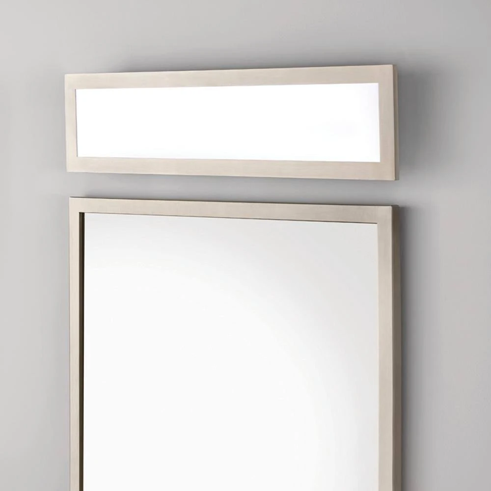 Straston 24 in. 1-Light Brush Nickel LED Adjustable Bathroom Vanity Light by Hampton Bay 9 Straston 24 in. 1-Light Brush Nickel LED Adjustable Bathroom Vanity Light by Hampton Bay - Image 9