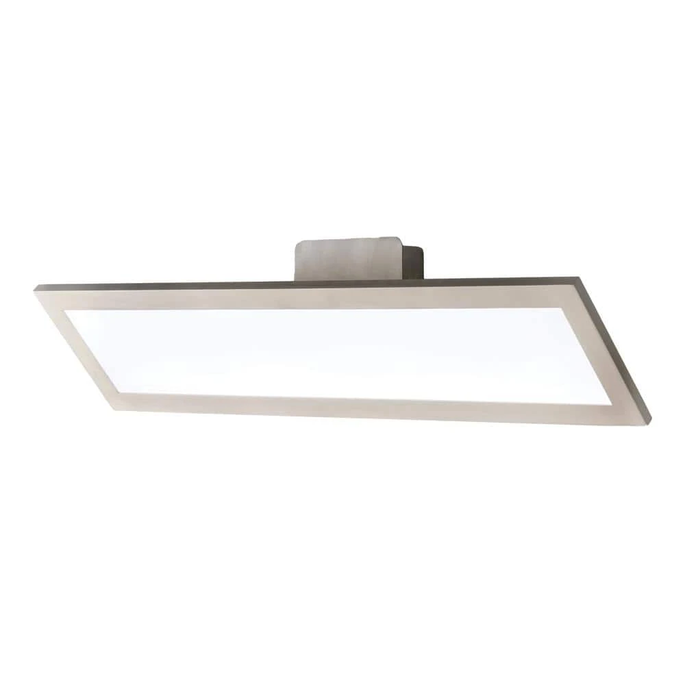 Straston 24 in. 1-Light Brush Nickel LED Adjustable Bathroom Vanity Light by Hampton Bay 1 Straston 24 in. 1-Light Brush Nickel LED Adjustable Bathroom Vanity Light by Hampton Bay