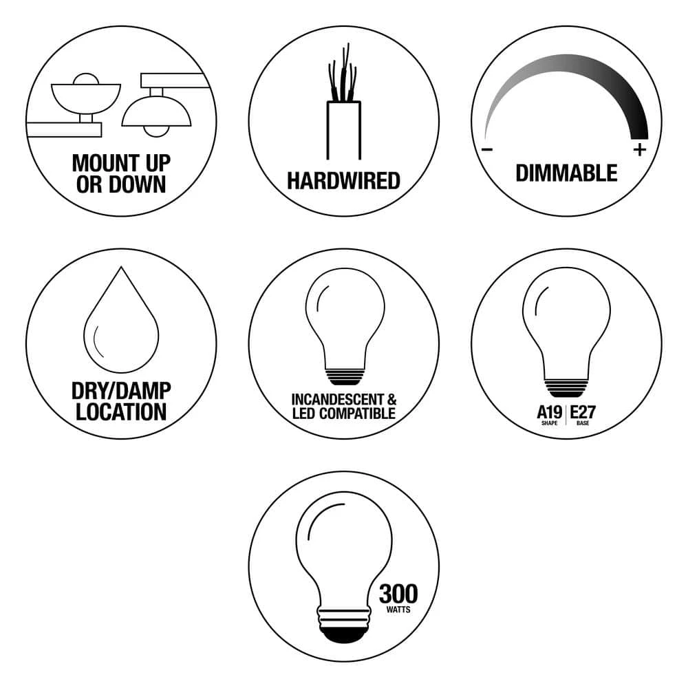 Tavish 24 in. 3-Light Brushed Nickel Classic Bathroom Vanity Light with Frosted Shades by Hampton Bay 3 Tavish 24 in. 3-Light Brushed Nickel Classic Bathroom Vanity Light with Frosted Shades by Hampton Bay - Image 3