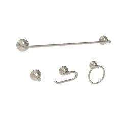 Marsden 23.5 in. 3-Light Brushed Nickel Vanity Light with Bathroom Hardware Kit by Hampton Bay -Hampton Bay Sales brushed nickel hampton bay vanity lighting hb3677 35kt 4f 1000